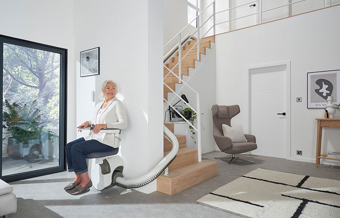 Salvaescaleras Curvos